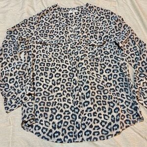 🐾 Joie Animal Print Silk Blouse - XS 🐾